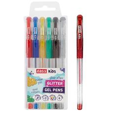 EASY Kids GLITTER Sada gelovch per se tpytkami, 6 barev