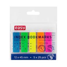 EASY Samolepic plastov zloky, 5 barev
