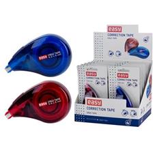 EASY ERGO TAPE Korekn strojek, 5 mm x 8 m, 12 ks v balen, erven-modr