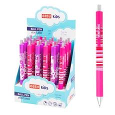 EASY Kids VENTURIO Kulikov pero, modr semi-gel npl, 0,7 mm, 24 ks v balen, rov-fialov