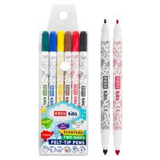 EASY Kids TWIN Oboustrann fixy s vn, vyprateln, 6 barev