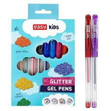 EASY Kids GLITTER Sada gelovch per se tpytkami, 10 barev