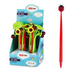 EASY Kids FLEXILE Silikonov kulikov gelov pero, modr npl, 0,5 mm, 36 ks v balen, mix vzor