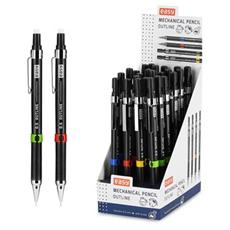 EASY OUTLINE Mikrotuka s gumou, 0,5 mm, 24 ks v balen, lut-zelen-modr-erven