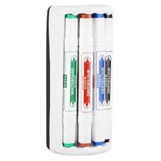EASY WHITEBOARD SET Sada 4 stratelnch oboustrannch popisova s houbikou