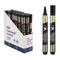 EASY PERM BULLET Permanentn popisova s kulatm hrotem, 24 ks v balen, ern
