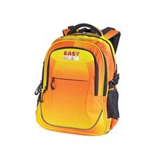 EASY Flow 920749 Batoh školní tříkomorový duhový žluto - oranžový, profilovaná záda, 26 l