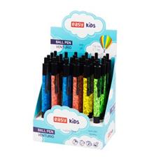 EASY Kids VENTURIO Kuličkové pero, modrá semi-gel náplň, 0,7 mm, 24 ks v balení, oranžové-žluté-modré-zelené