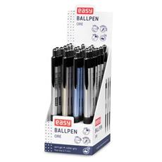 EASY ORE Kuličkové pero, modrá semi-gelová náplň, 0,7 mm, 24 ks v balení, mix barev