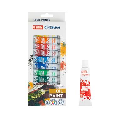 EASY Olejov barvy 12 ml, 12 barev