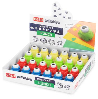 EASY Creative Ozdobn mini drovaka, 24 ks v balen, 8 vzor